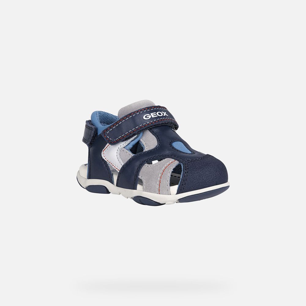 Sandales Geox Agasim Boy - Bleu Marine - Bebe 063289-JCX